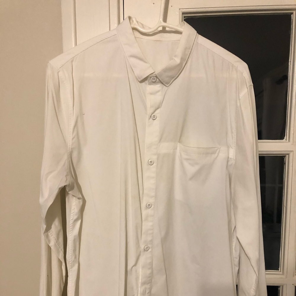 Lululemon White Dress Shirt